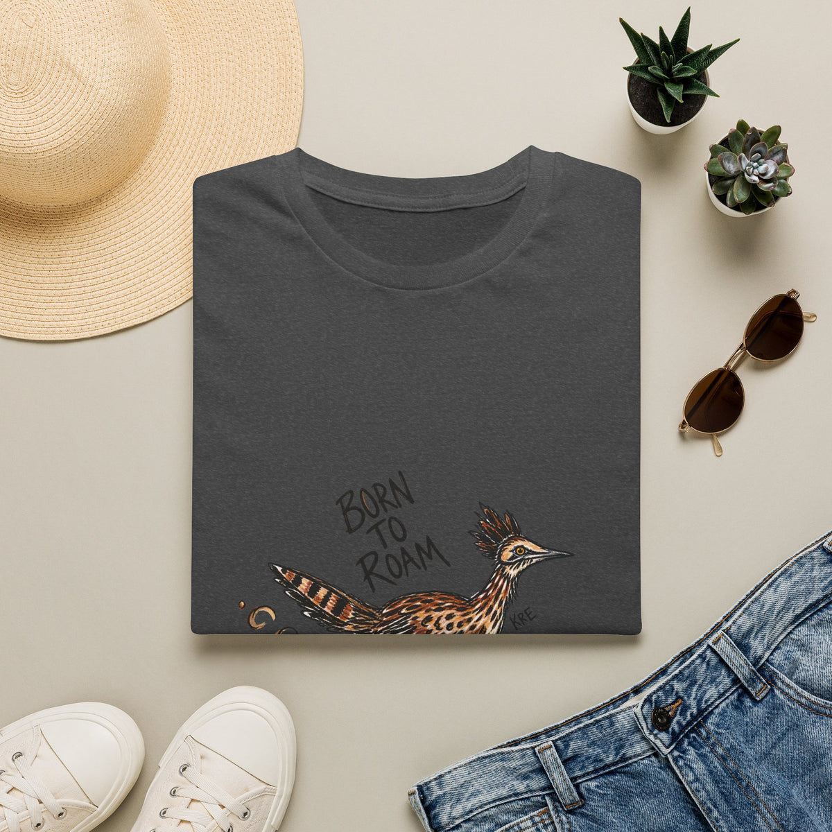 Born to roam roderunner T-shirt with color