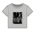 Marbloro cowgirl micro rib baby tee