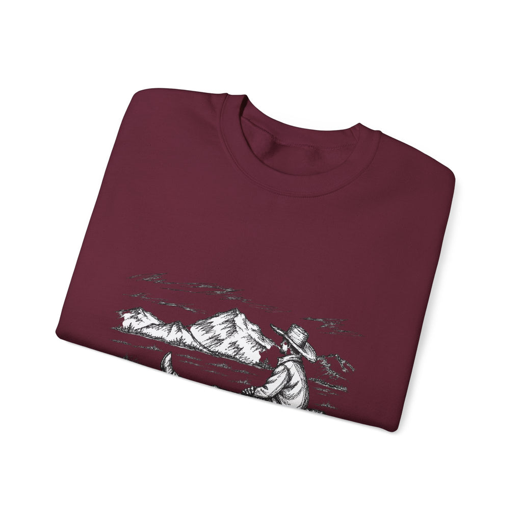 Western solitude crewneck