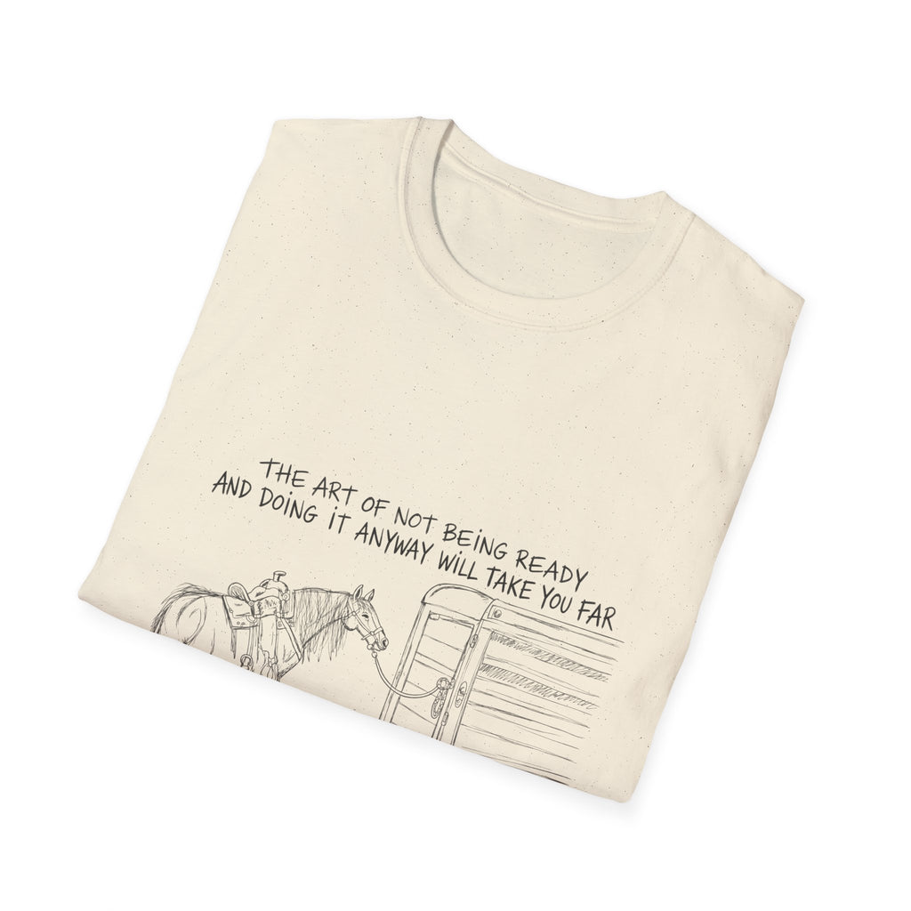 The art of a cowboy tshirt