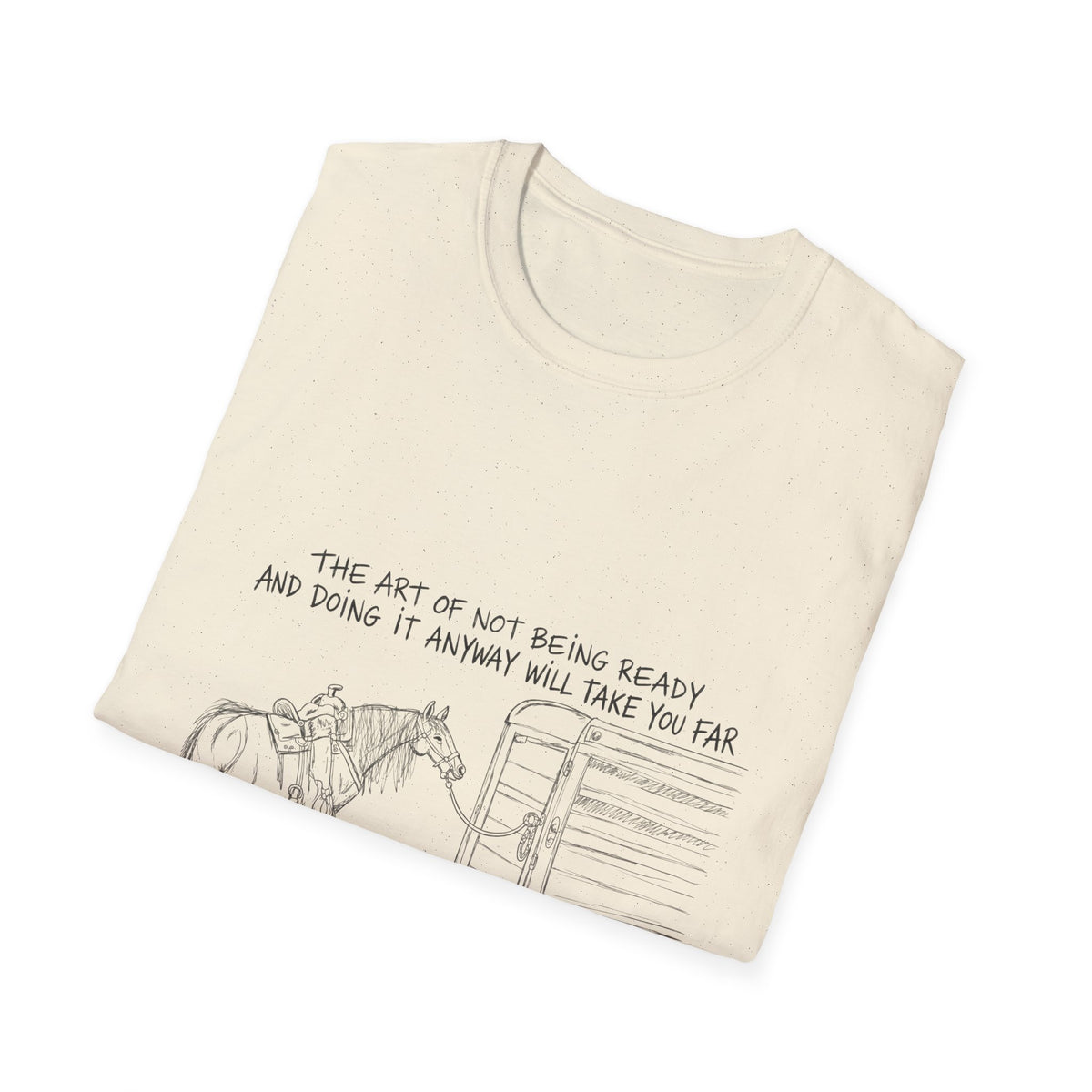 The art of a cowboy tshirt