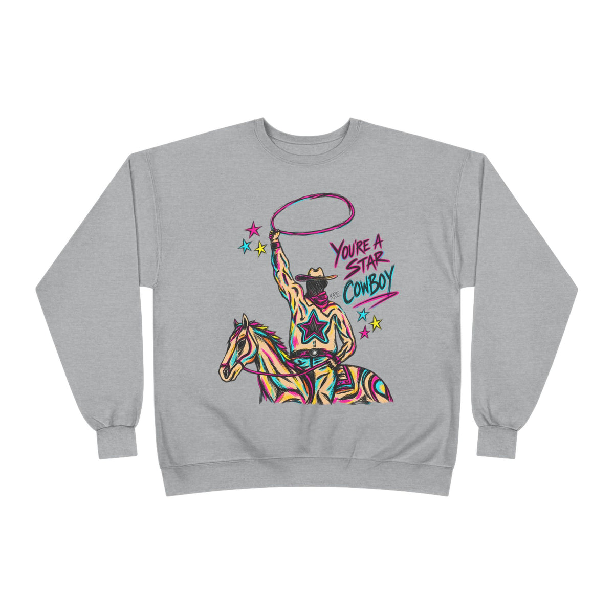 Star cowboy crewneck