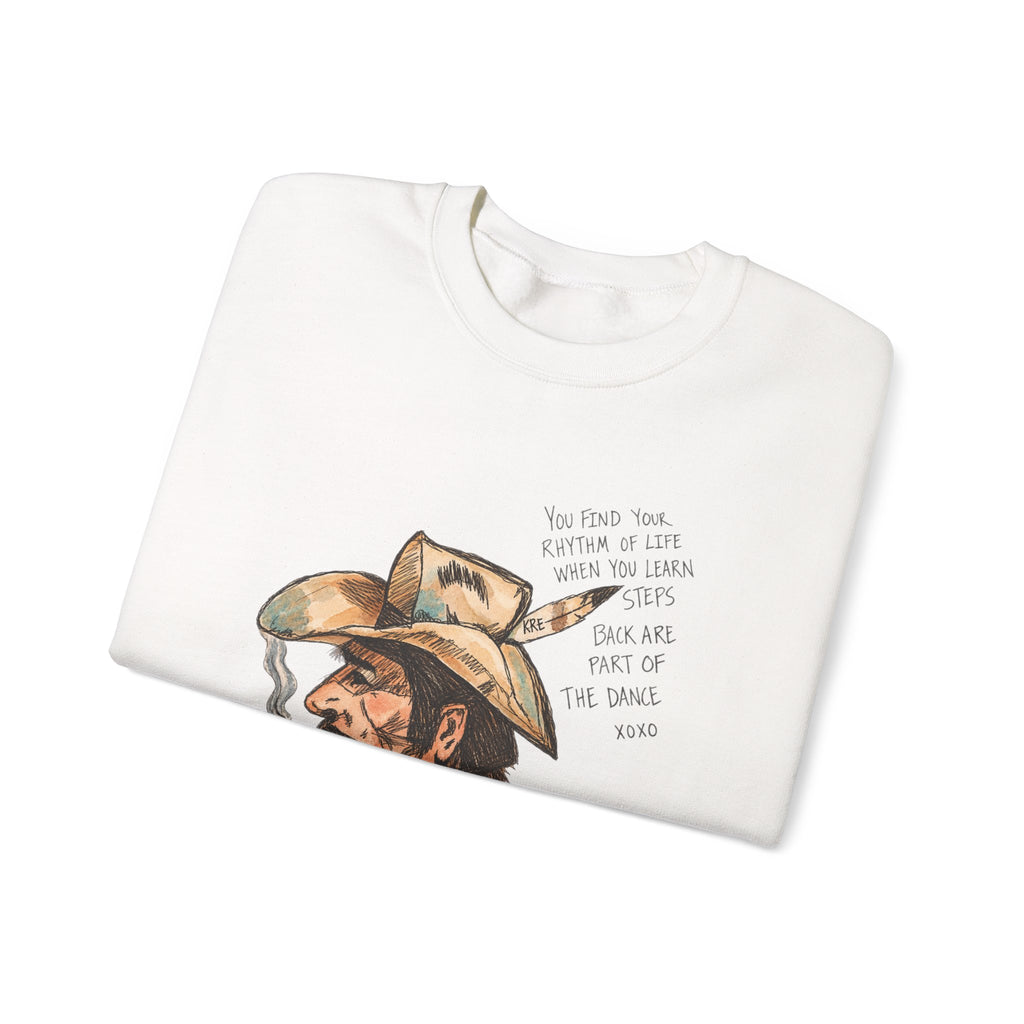 A cowboys word sweatshirt