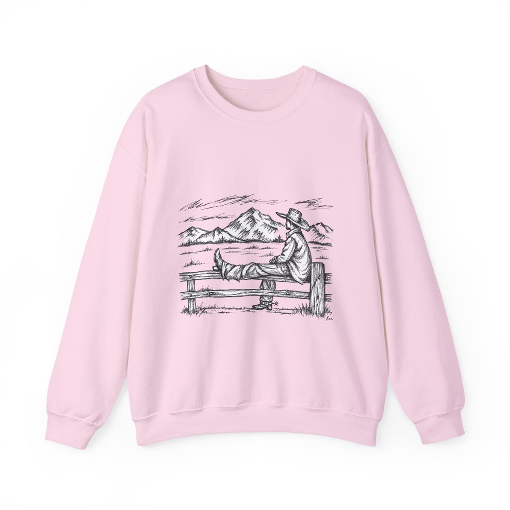 Western solitude crewneck