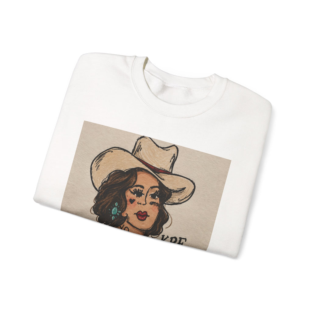 Rodeo rose crewneck