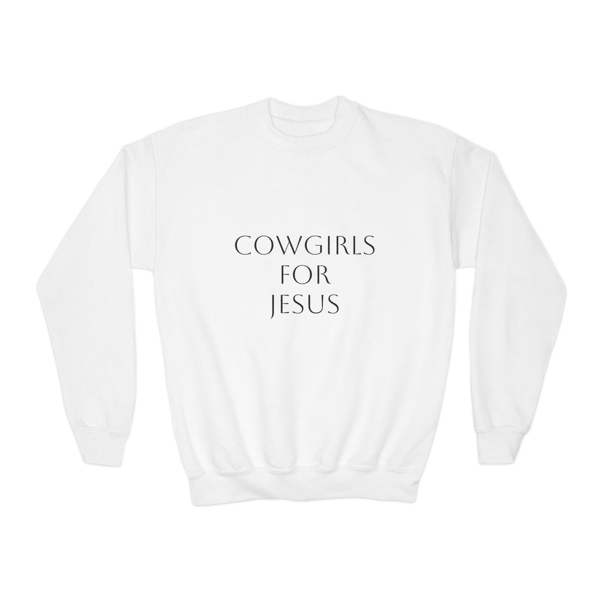 Cowgirls for Jesus Youth Crewneck Sweatshirt