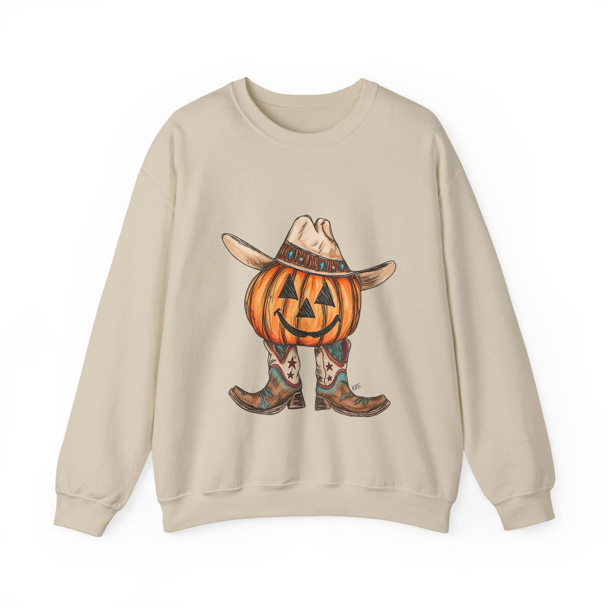 Cowboy pumpkin Crewneck Sweatshirt 
Fall drop