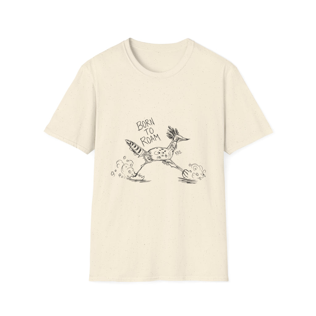 Born to roam roadrunner T-shirt with no color
