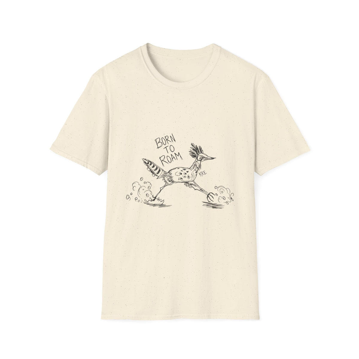 Born to roam roadrunner T-shirt with no color