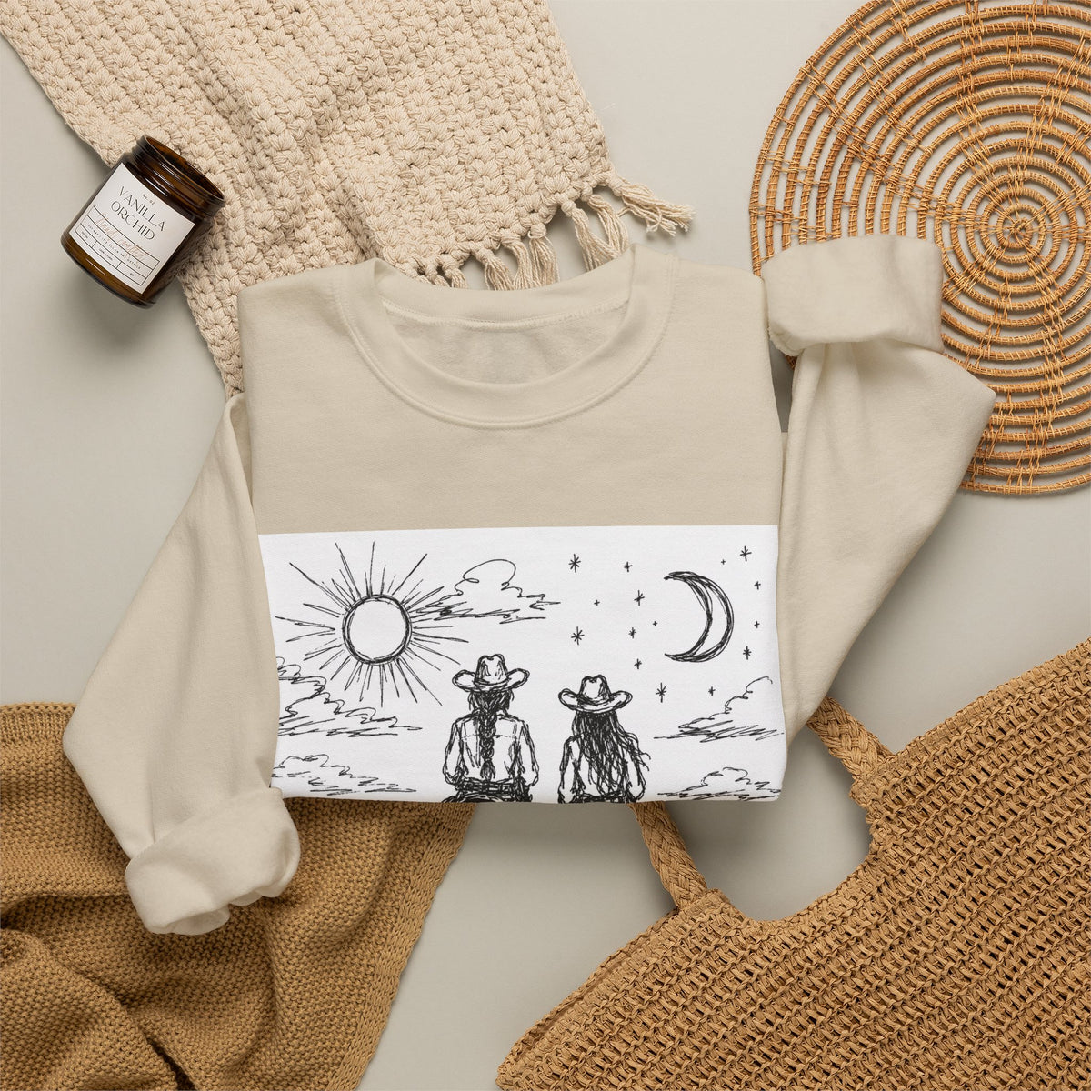 Night riders Unisex Heavy Blend™ Crewneck Sweatshirt