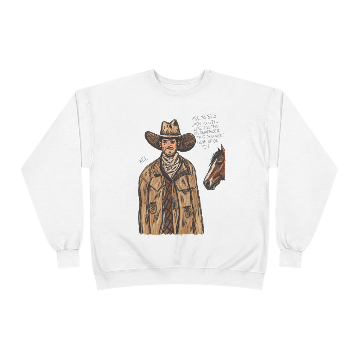 Psalms 86:15 crewneck