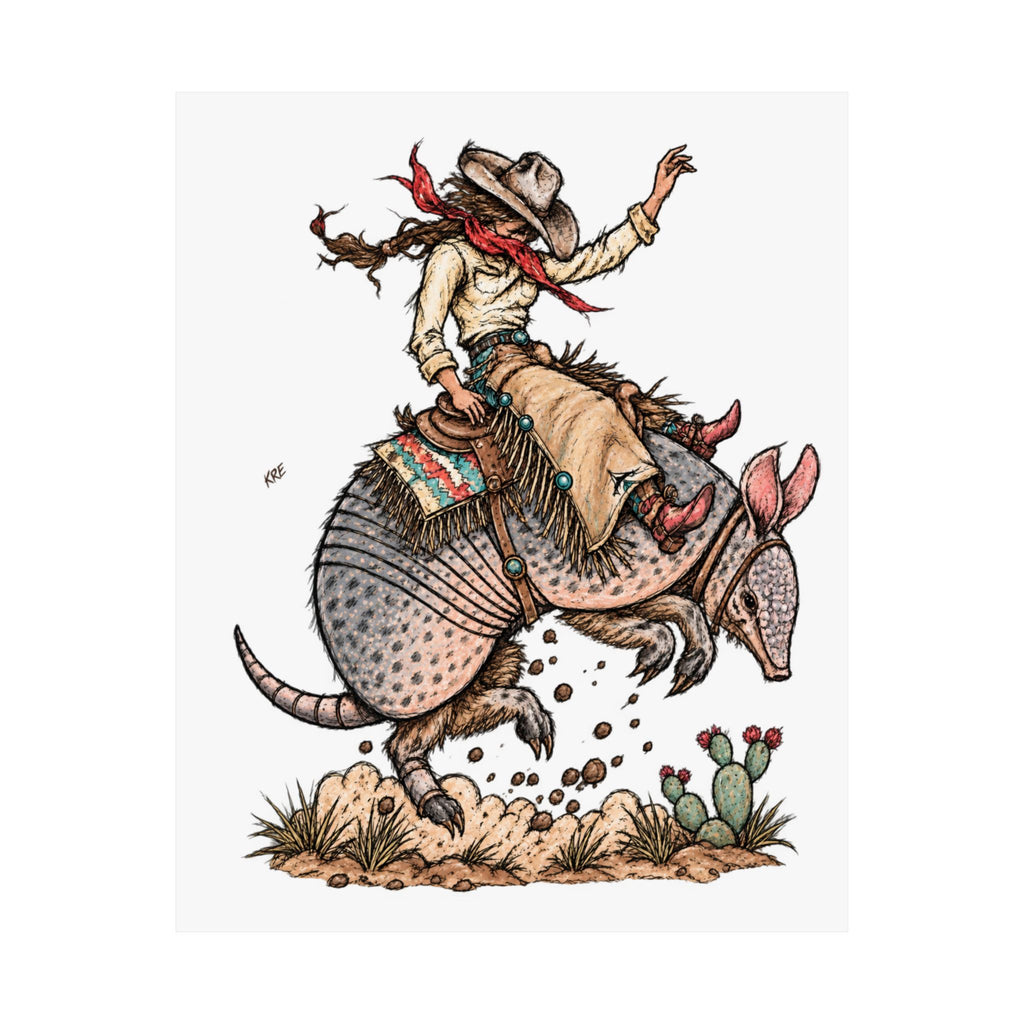 Buckin dillo poster