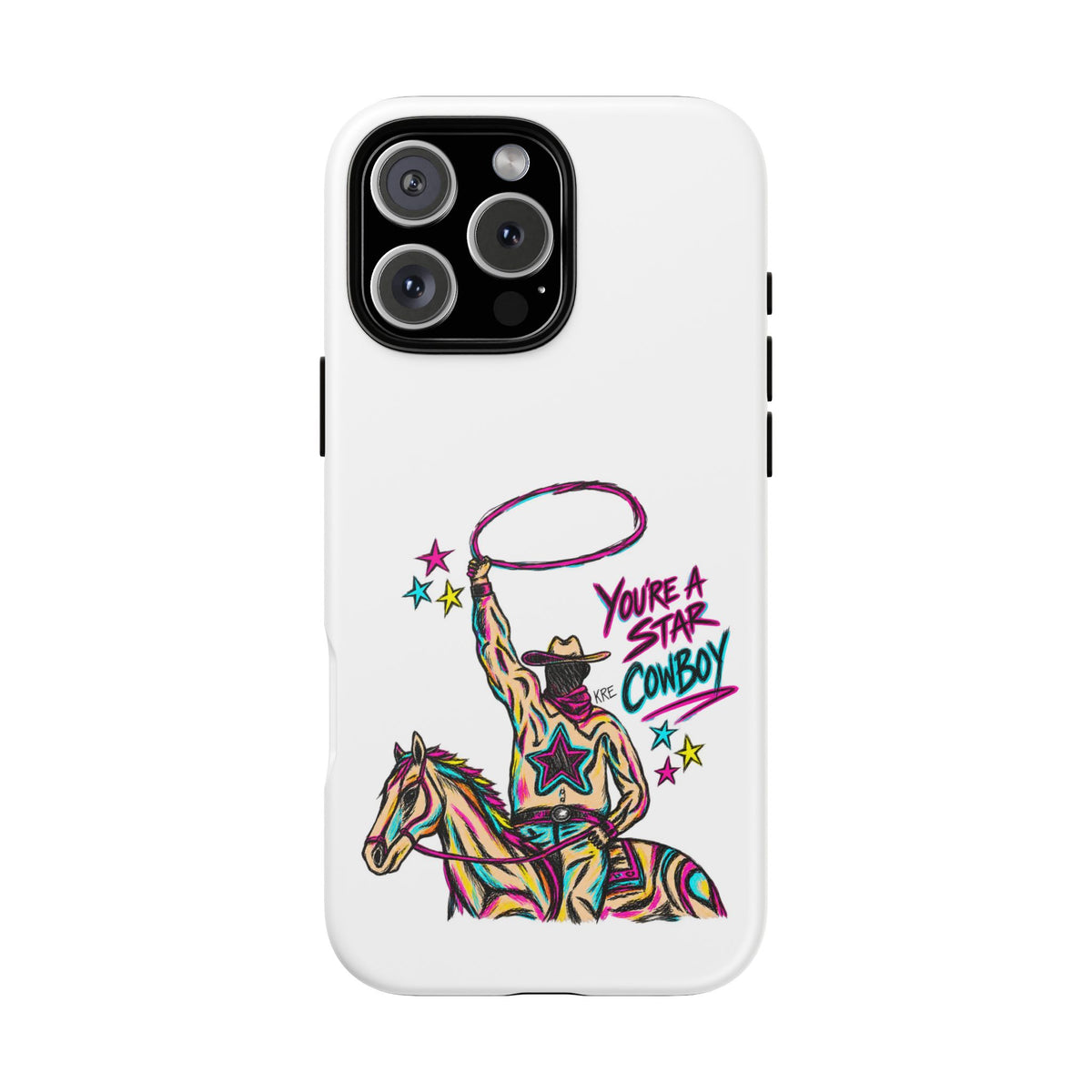 Star cowboy phone case
