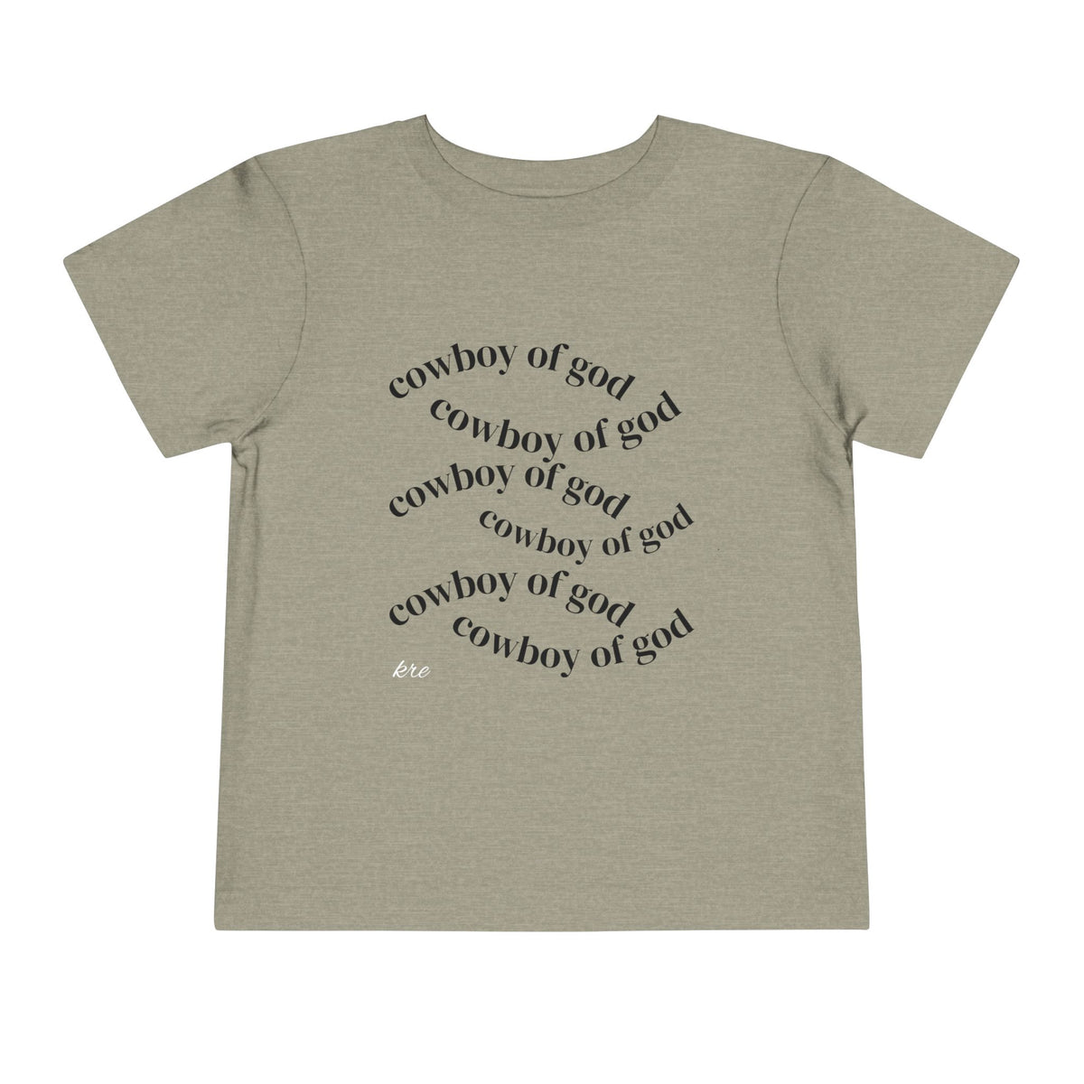 Cowboy of god Toddler Short Sleeve Tee