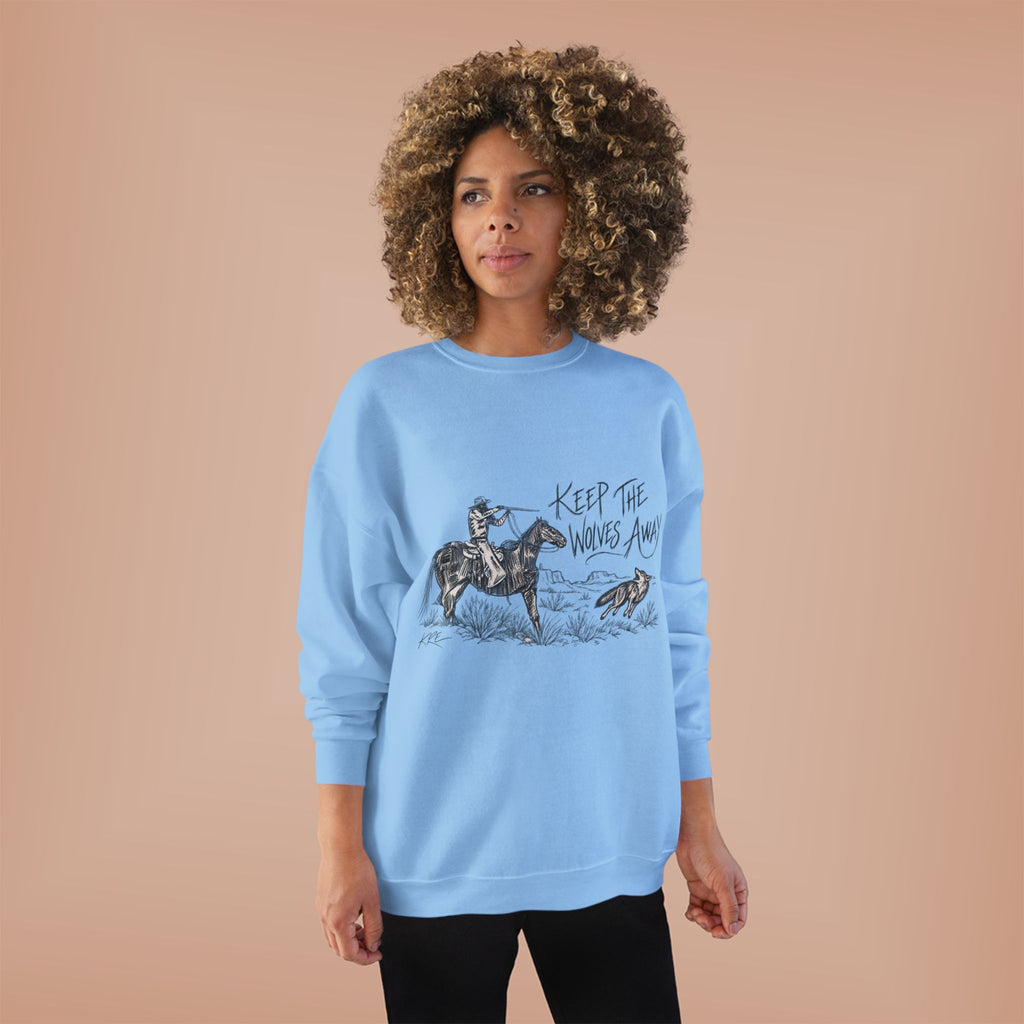 Keep the wolves away crewneck