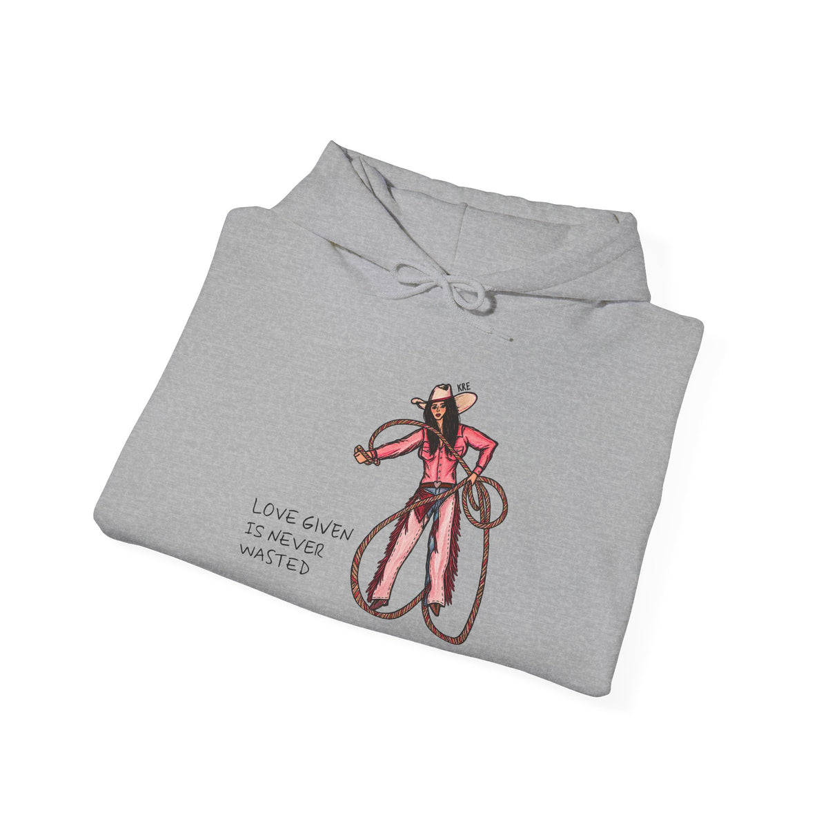 Love Given is never wasted hoodie - special heart