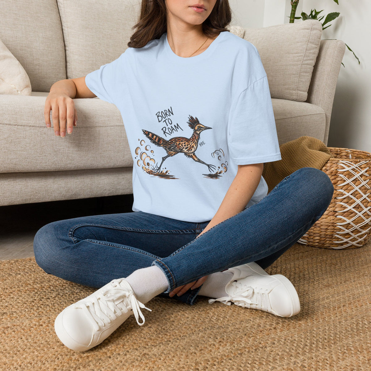 Born to roam roderunner T-shirt with color