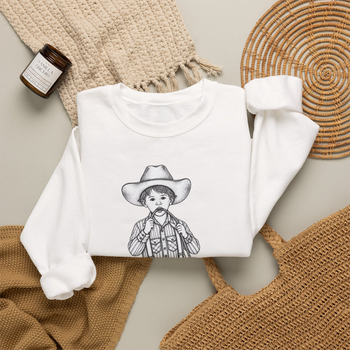 Cowboy Stockton Unisex Heavy Blend™ Crewneck Sweatshirt