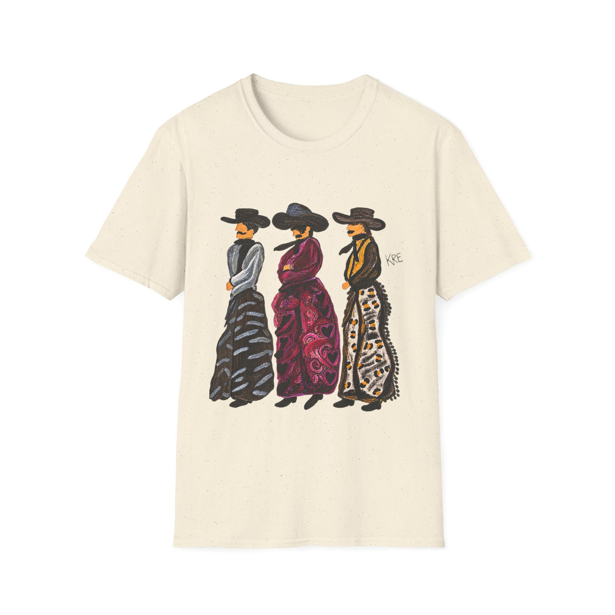 Cowboy in style tshirt