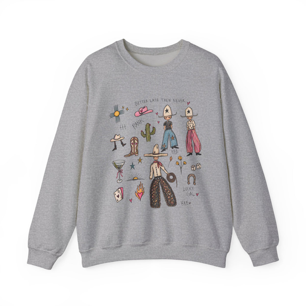 Lucky gal crewneck Sweatshirt