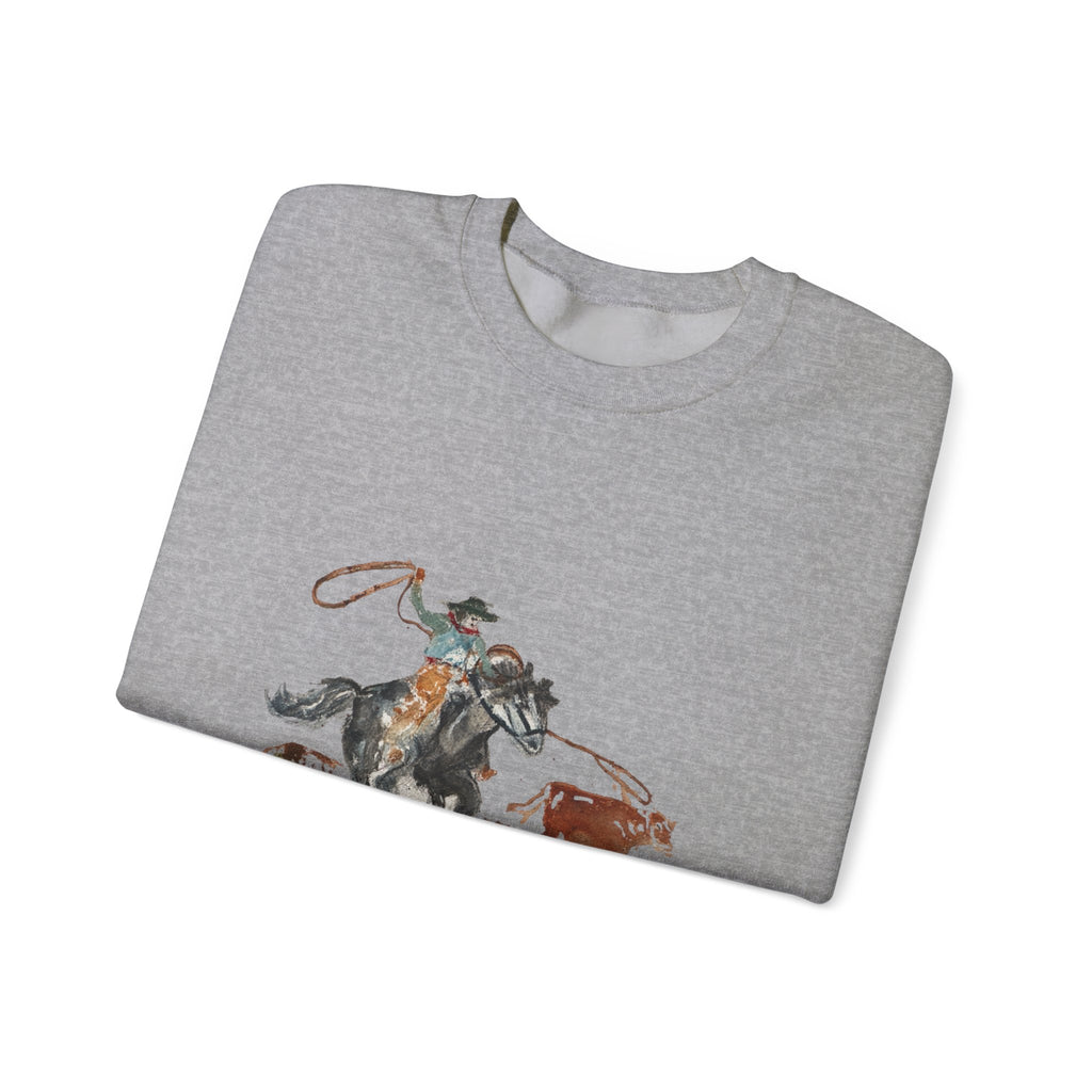 Roper Crewneck Sweatshirt watercolor by Paula Emry-burtt