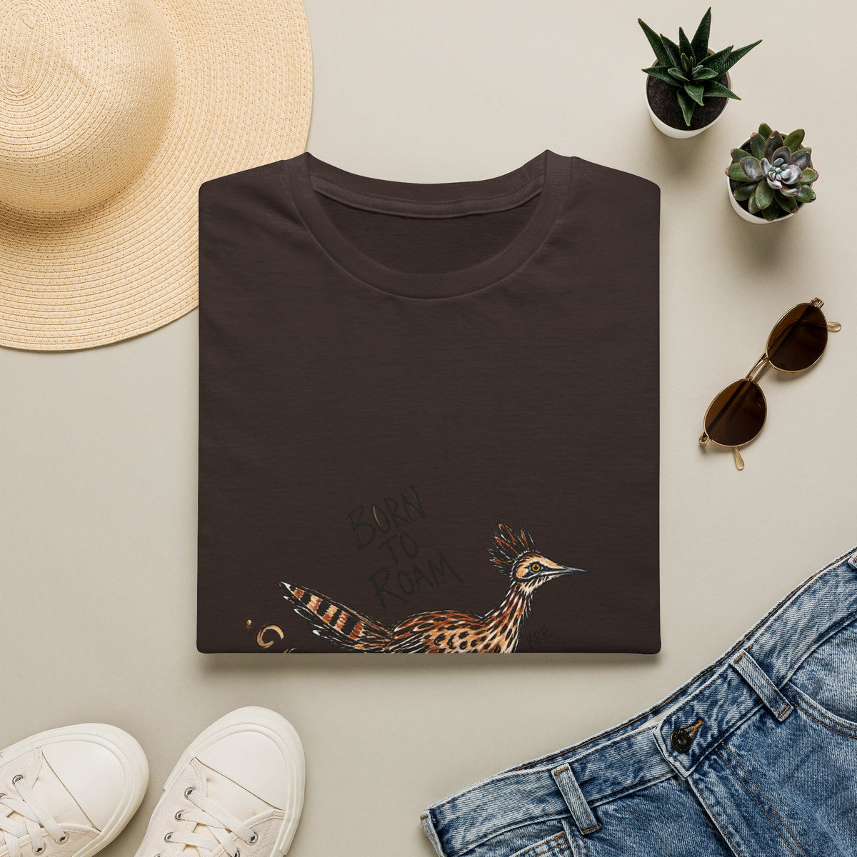 Born to roam roderunner T-shirt with color