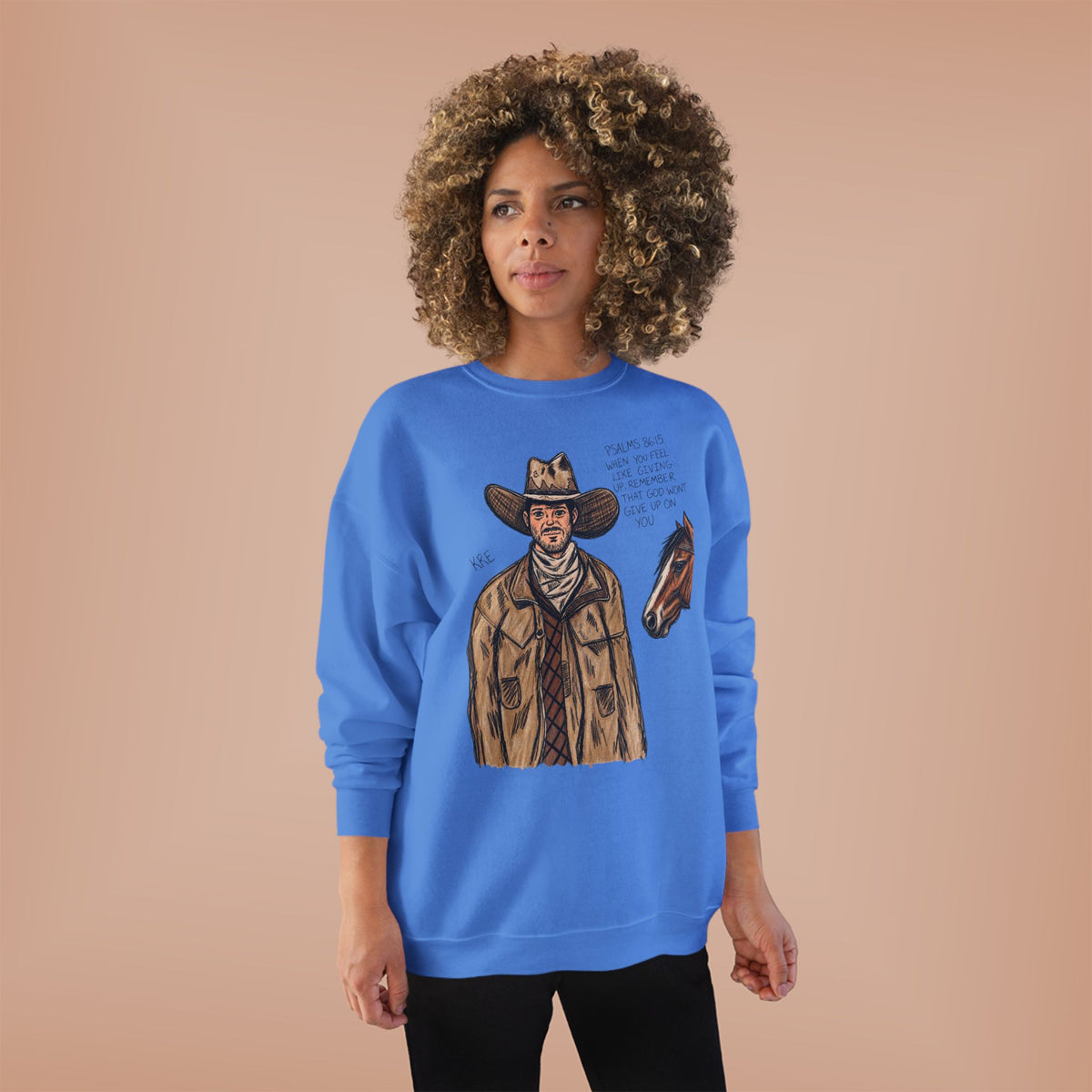 Psalms 86:15 crewneck