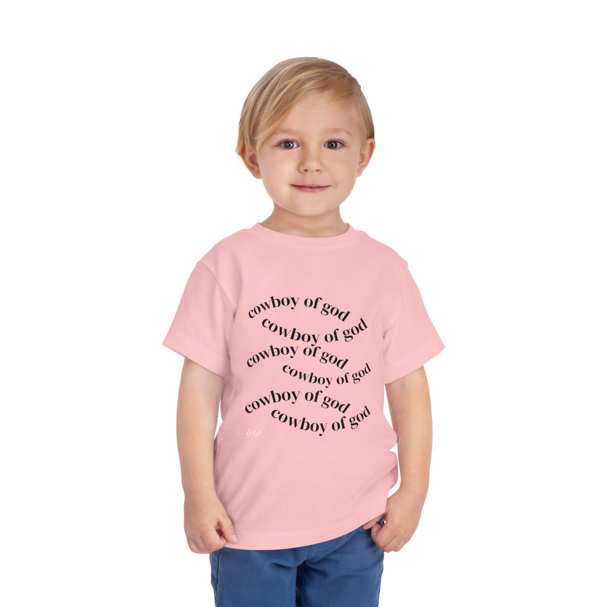 Cowboy of god Toddler Short Sleeve Tee