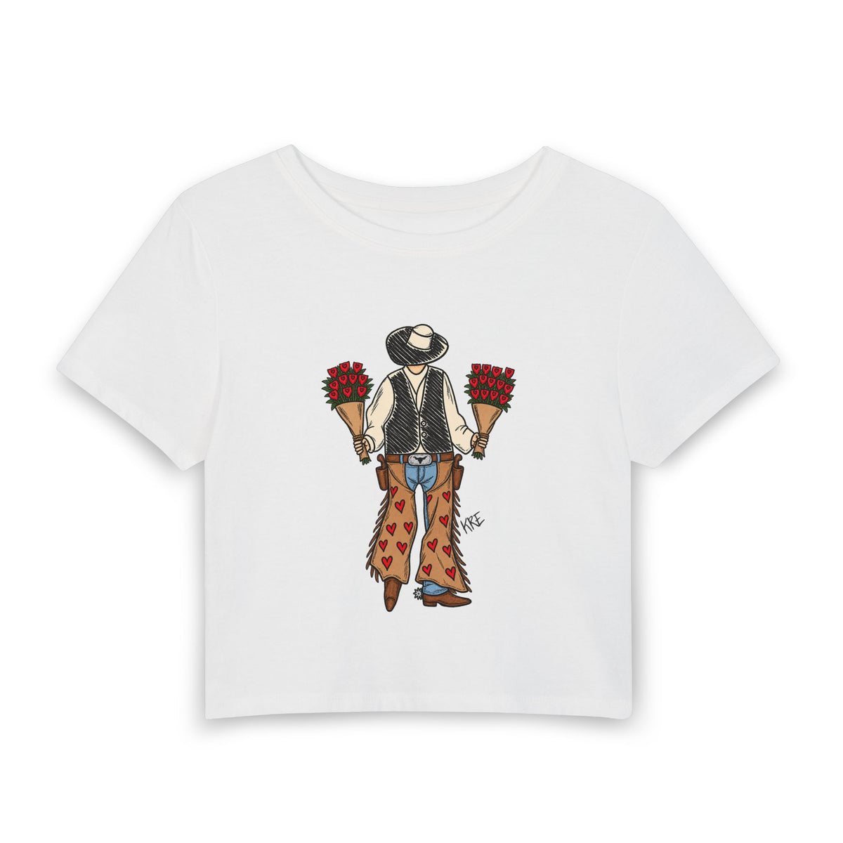 A cowboys love woman’s baby tee