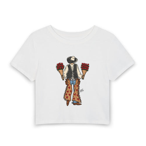 A cowboys love woman’s baby tee