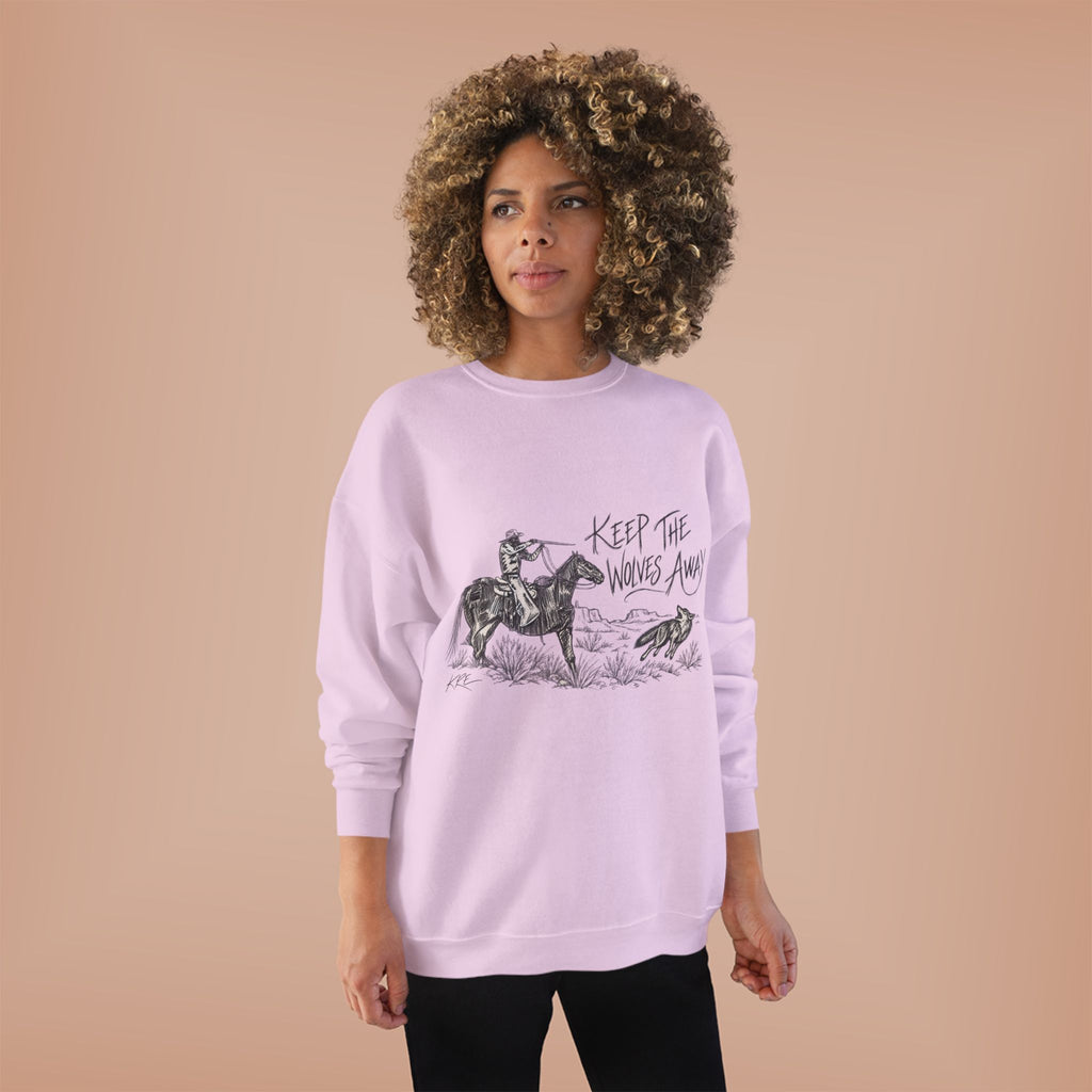 Keep the wolves away crewneck