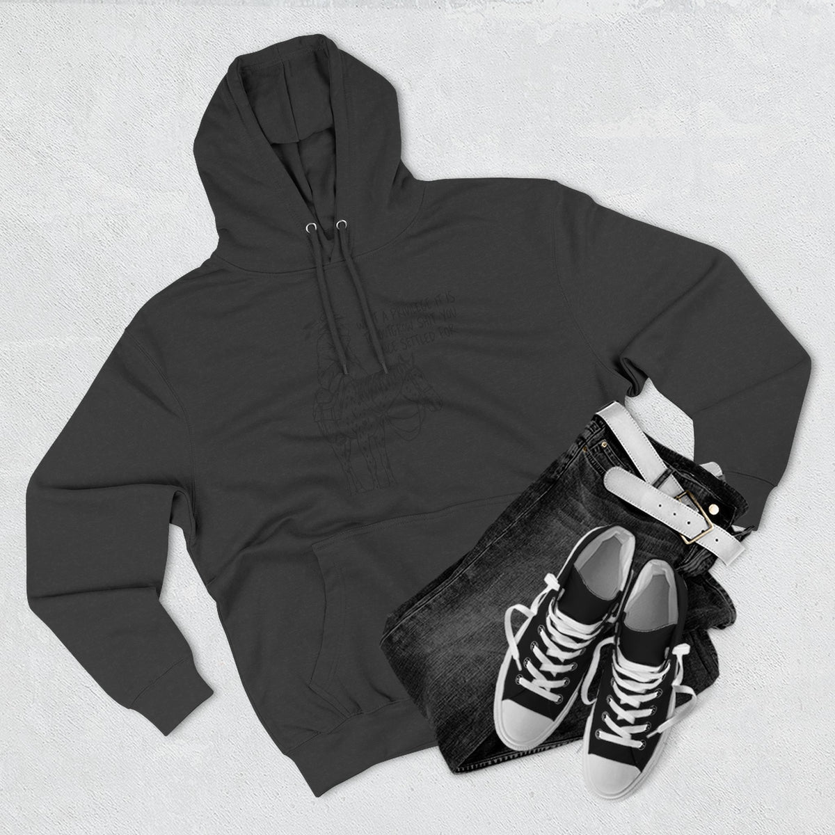 What a privilege fleece hoodie