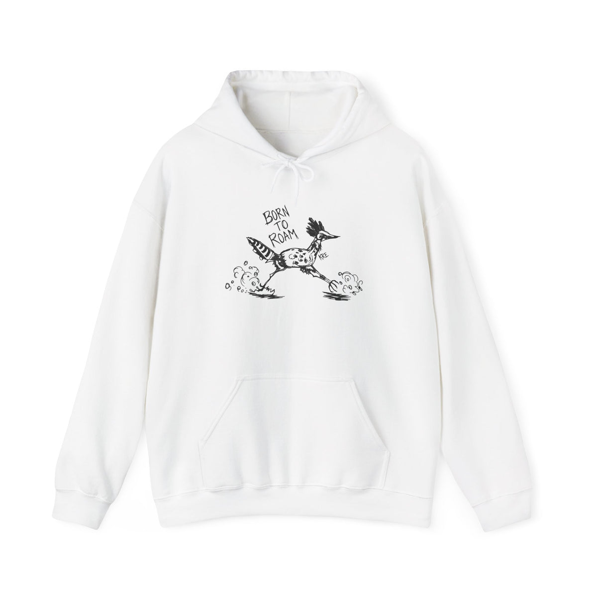 Born to roam road runner hoodie with no color