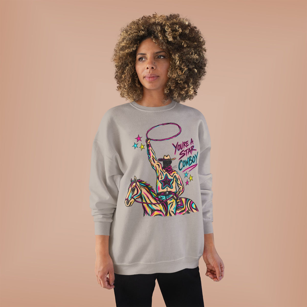 Star cowboy crewneck