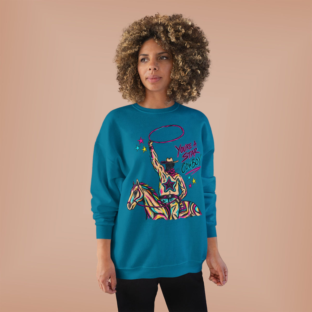 Star cowboy crewneck