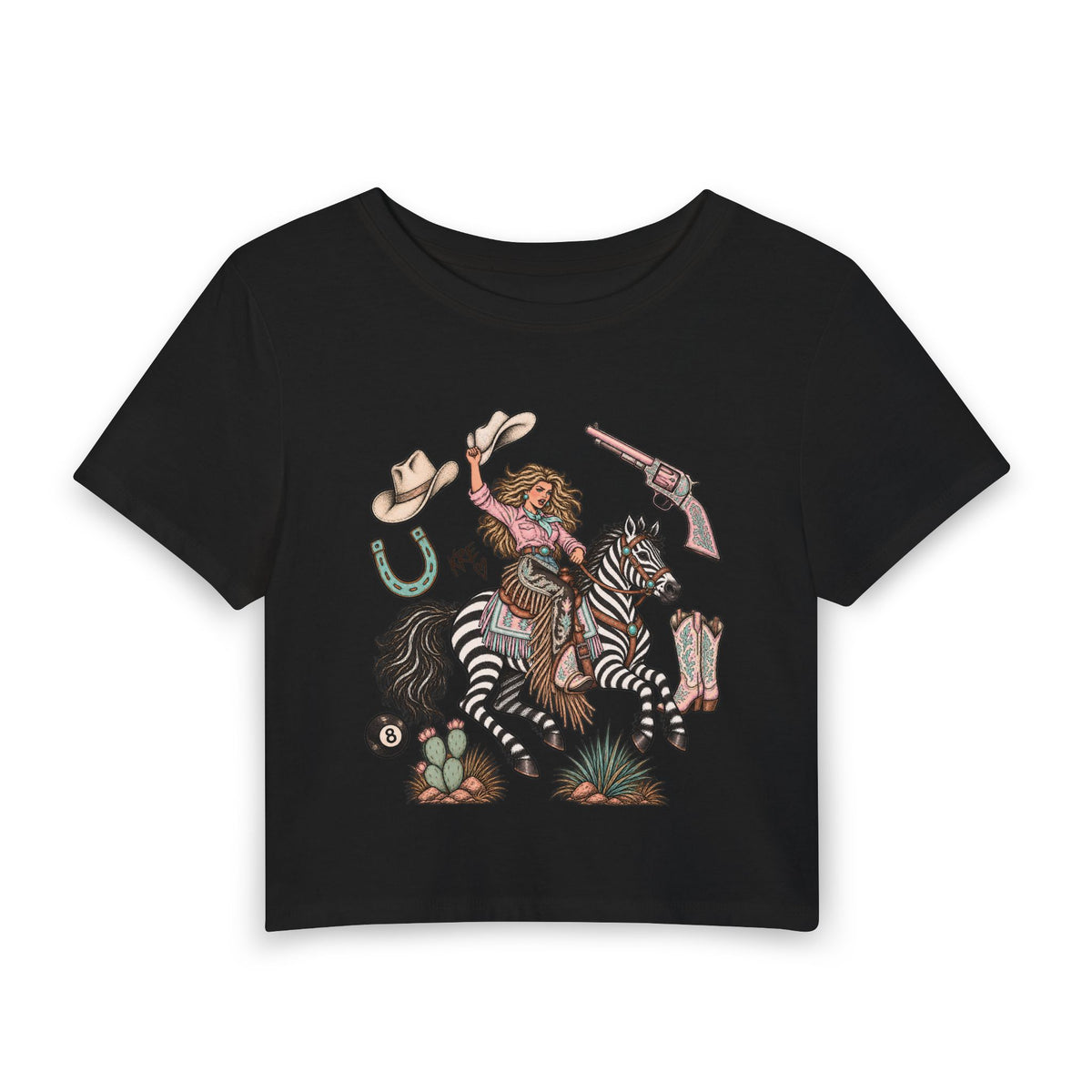 Zebra girl baby tee