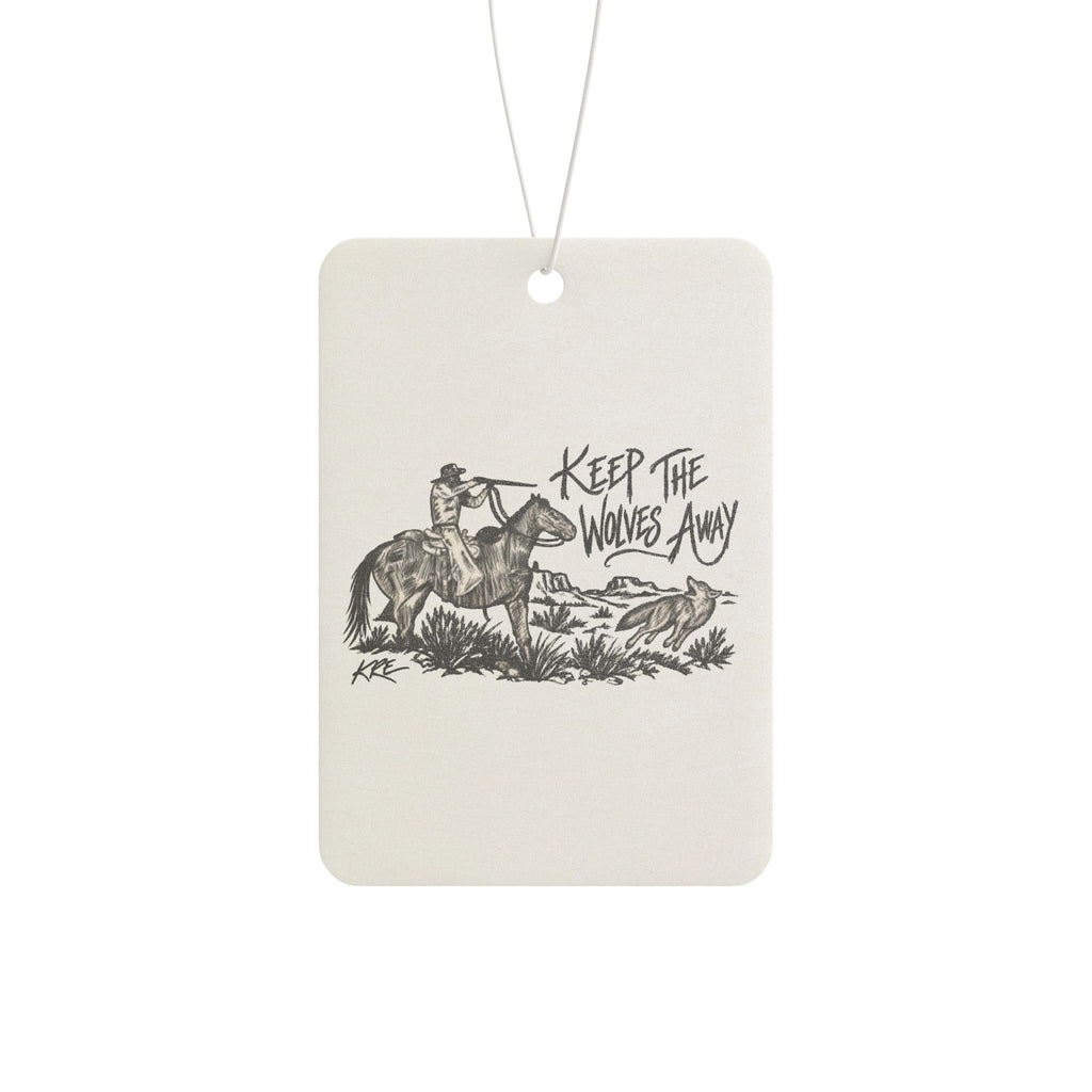 Keep the wolves away air freshener