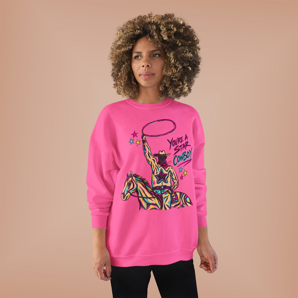 Star cowboy crewneck