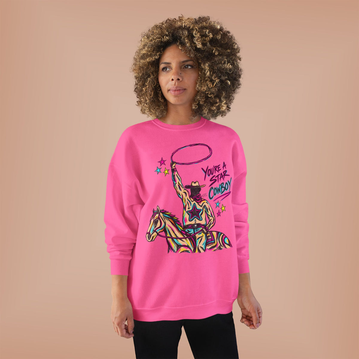 Star cowboy crewneck