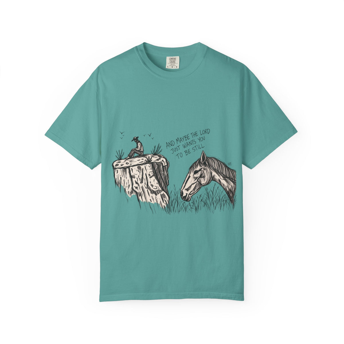 In the stillness T-shirt comfort colors