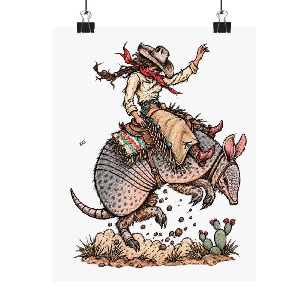Buckin dillo poster