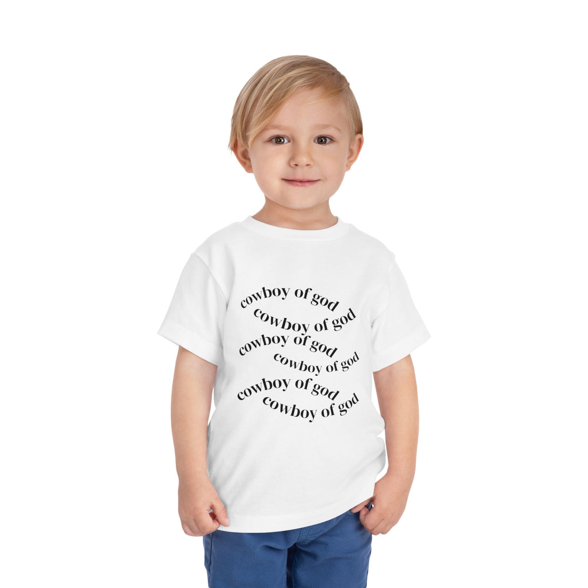 Cowboy of god Toddler Short Sleeve Tee