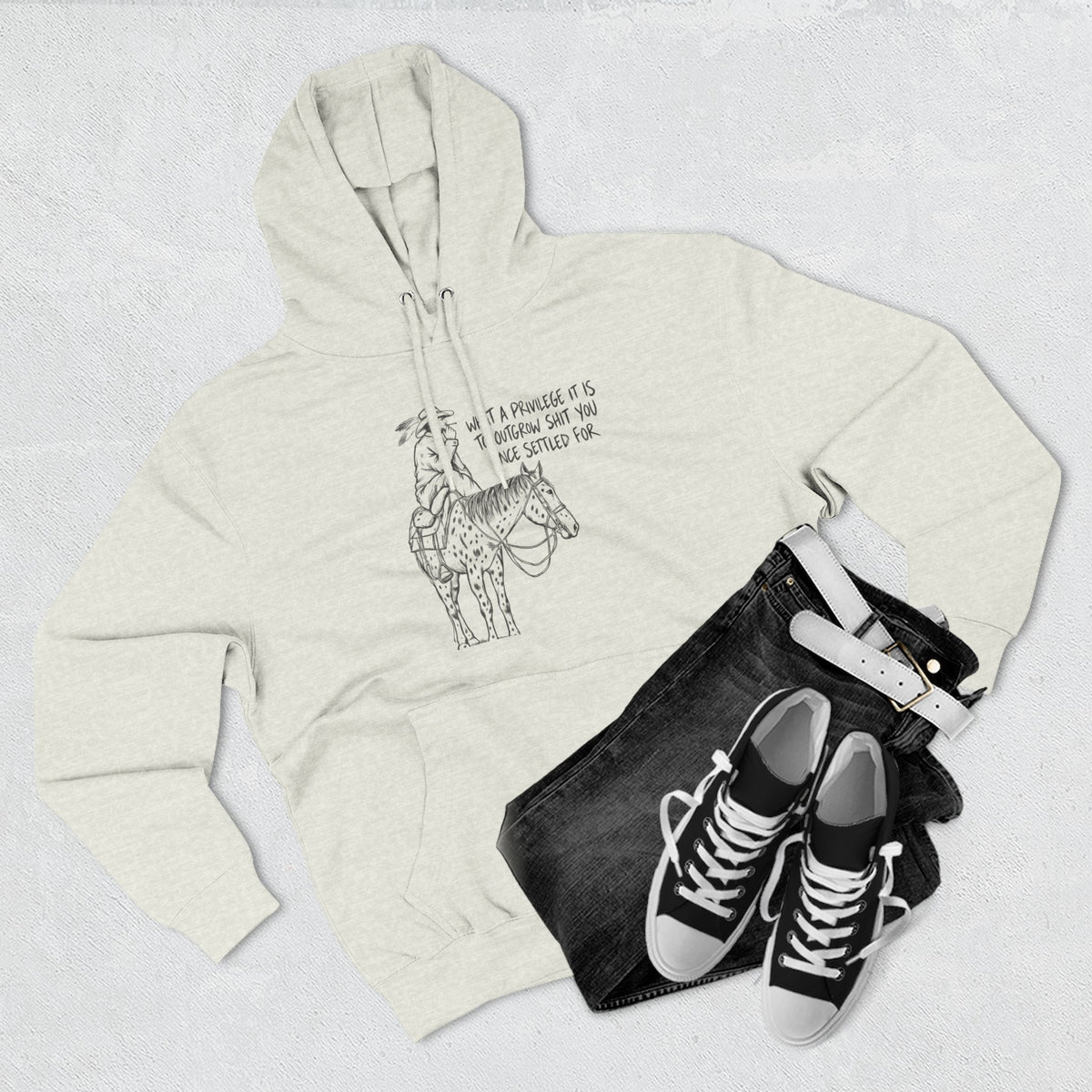 What a privilege fleece hoodie