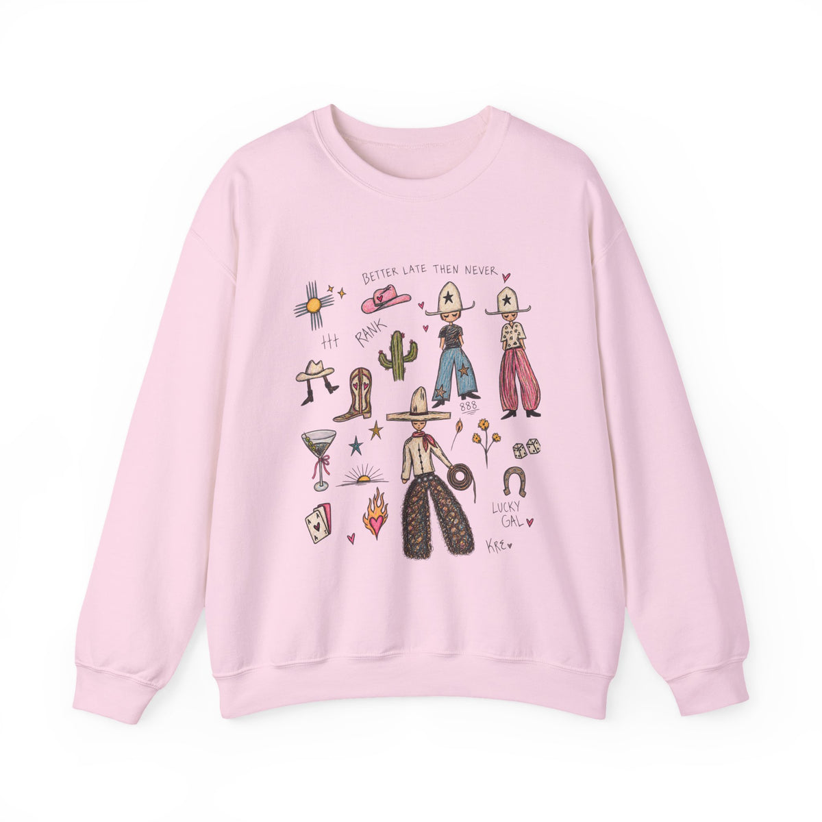 Lucky gal crewneck Sweatshirt