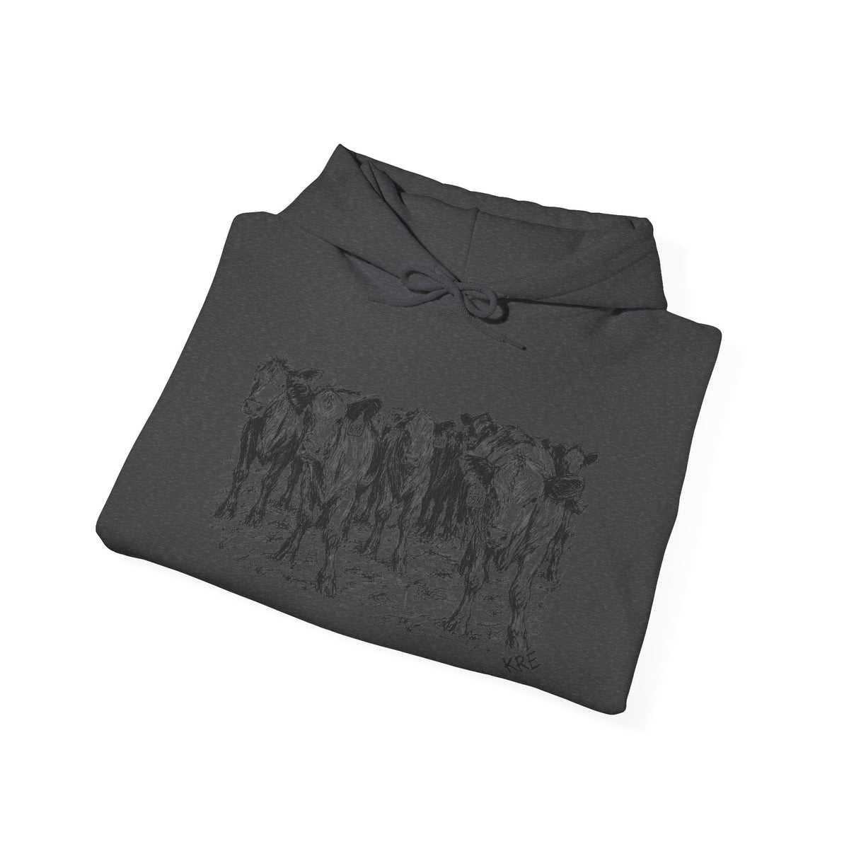 Among the herd Hooded Sweatshirt