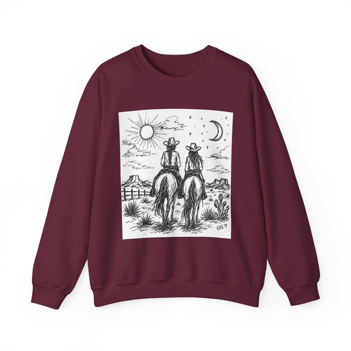 Night riders Unisex Heavy Blend™ Crewneck Sweatshirt