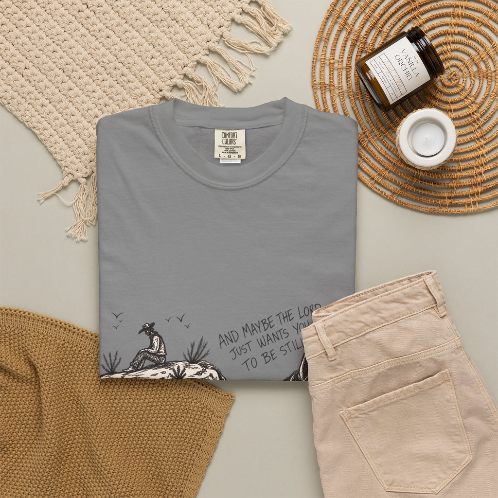 In the stillness T-shirt comfort colors