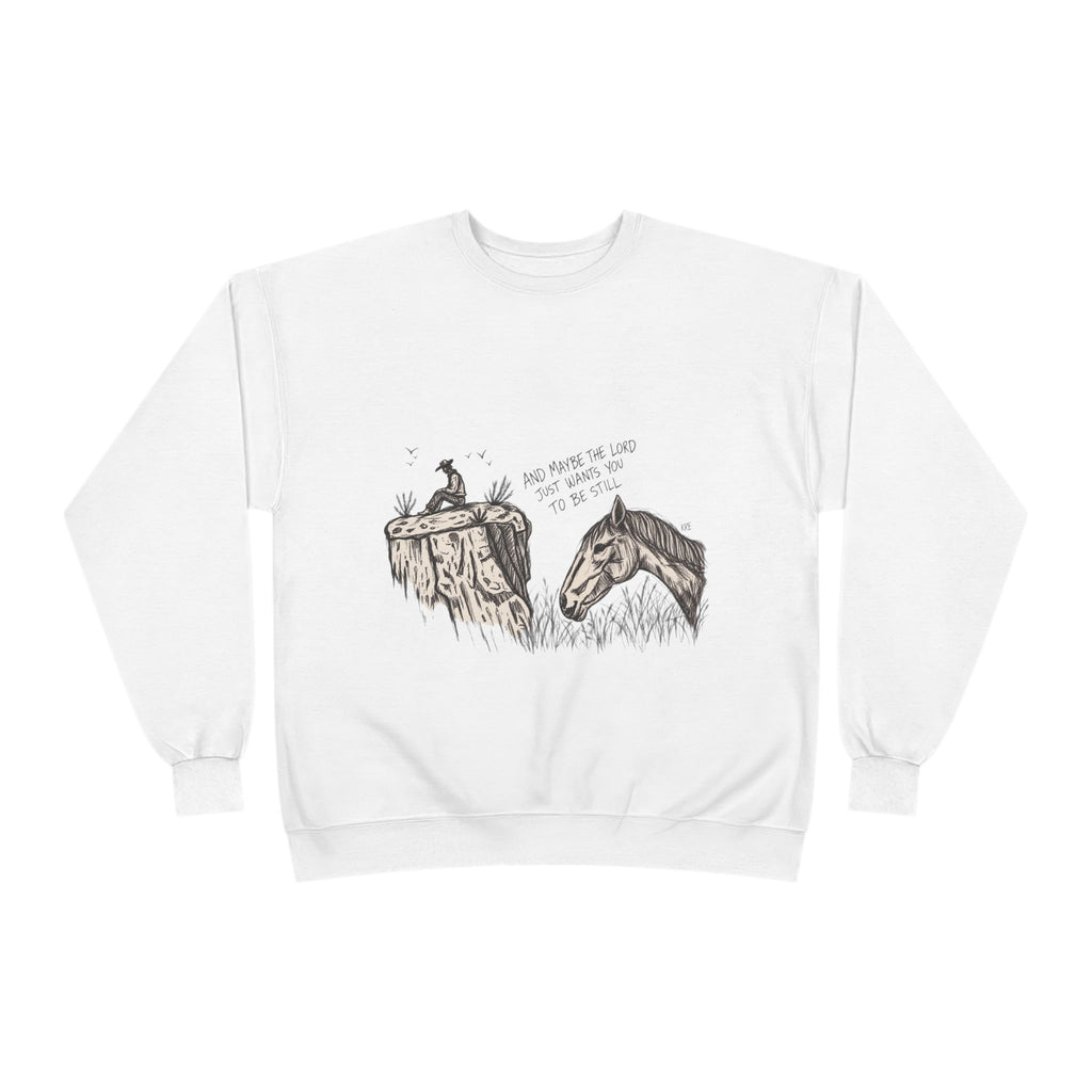 In the stillness crewneck