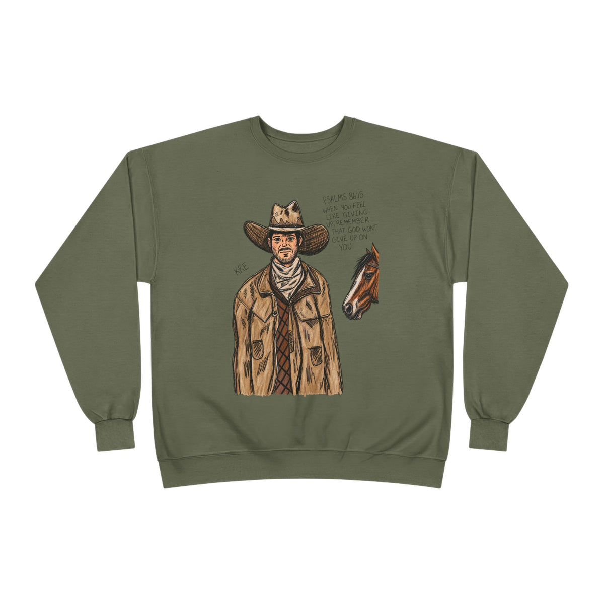 Psalms 86:15 crewneck