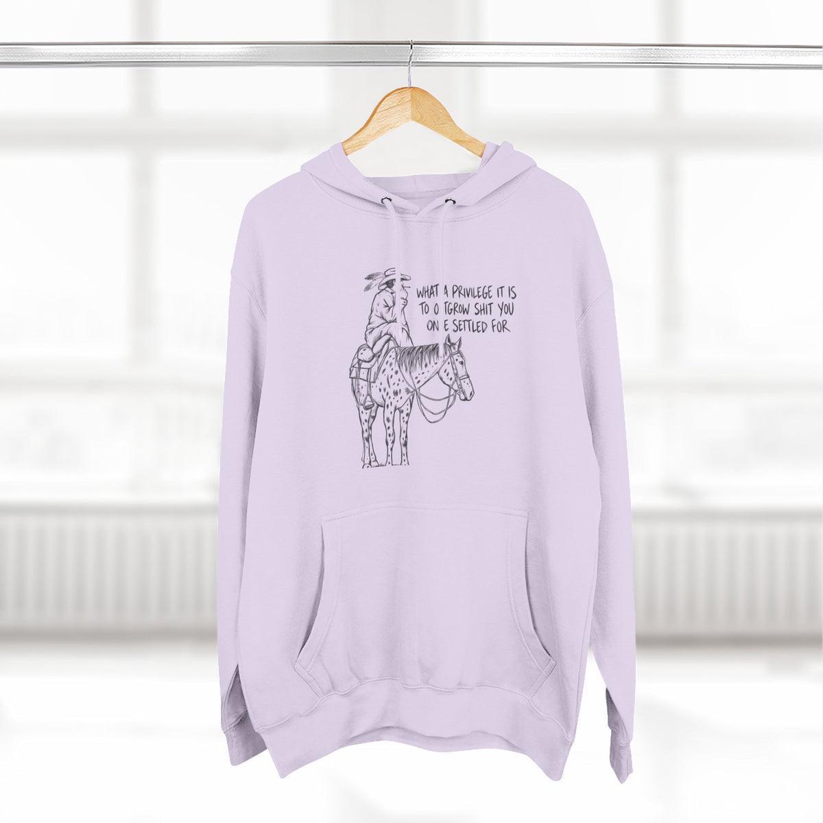 What a privilege fleece hoodie